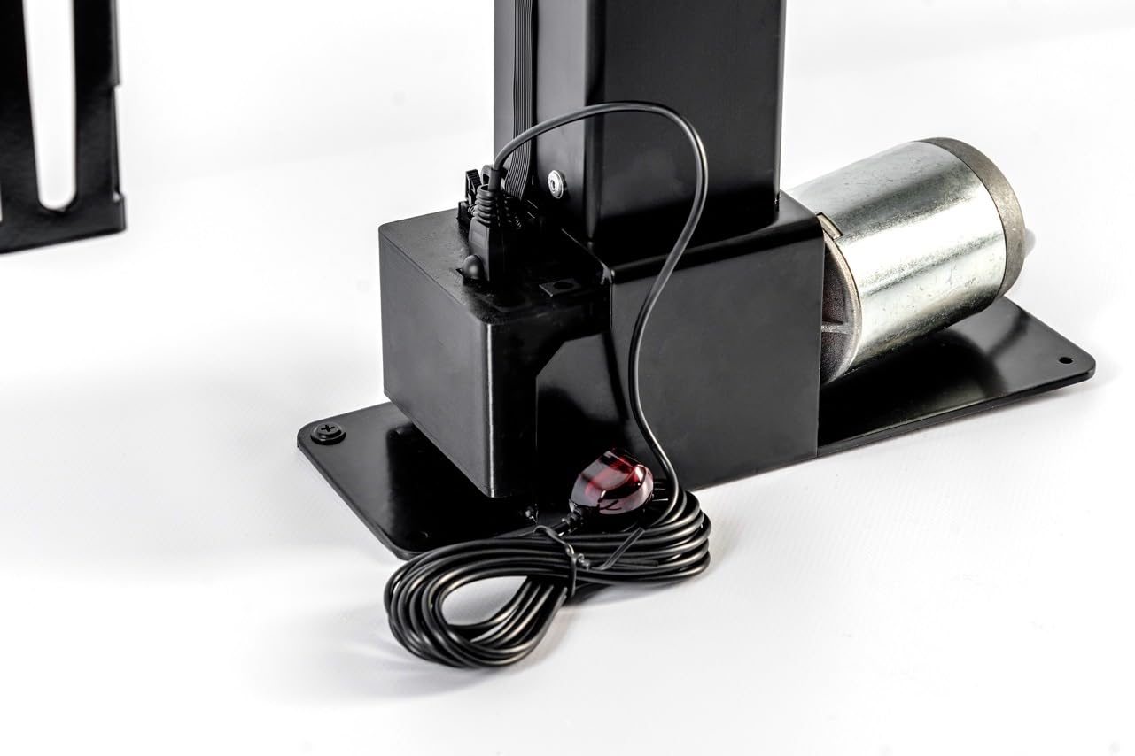 SABAJ M&D Supporto TV Motorizzato per TV fino a 65" / 80 kg, corsa 855 mm, VESA 100×100-600×600, Design Modulare