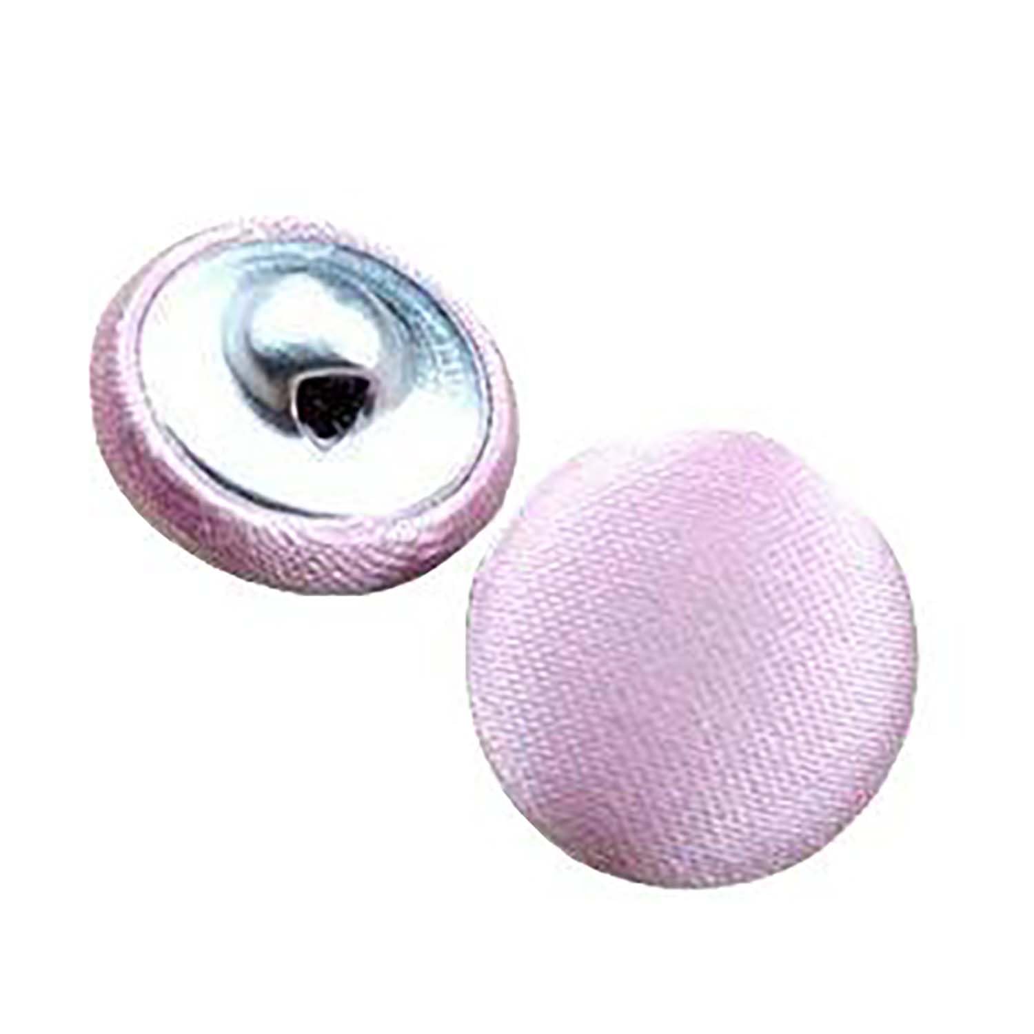 20 Pcs Satin Covered Metal Shank Buttons Cloth Buttons for Wedding Dress Tuxedo Suits
