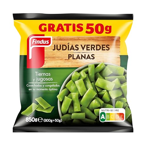 Findus Judías Verdes Planas, Tiernas, Fácil de Preparar, 850g
