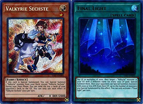 Yugioh Valkyrie Sechste Sast En088 Secret Rare 1st Edition Final |  Desertcart Belize