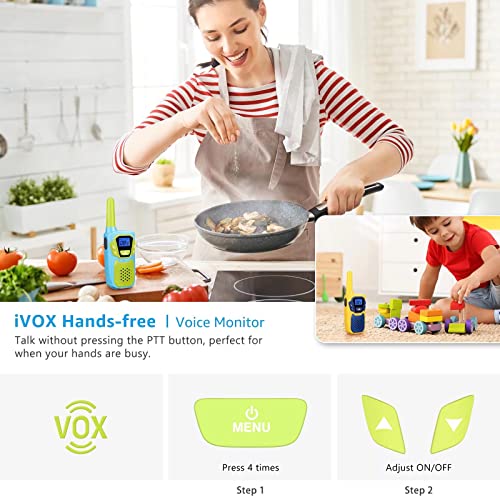 Walkie Talkies For Kids Adults Long Range Rechargeable 3 Pack, Drop Proof Walkie Talkies Toys Gifts For Girls Boys Age 3 5 6 8 9 12, Usb Walkie Talkies For Outdoor Indoor Play Camping Birthday Party #TOP7