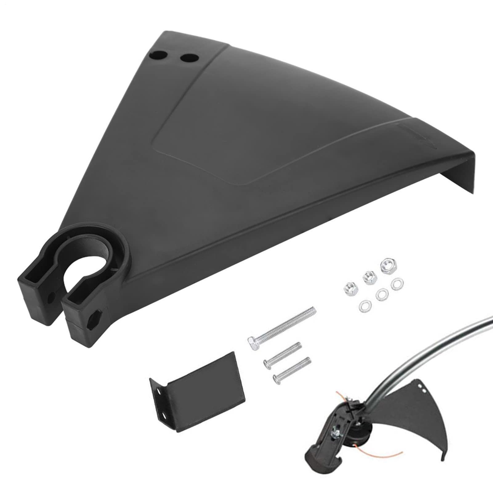Protección de cortacésped universal y protector de césped ajustable para terrenos agrícolas