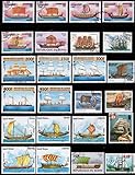 Bereich: alle Welt WANFUY 50 Stück/Los Boot Segelboot Briefmarken Thema alle unterschiedlich aus vielen Ländern Keine wiederholten Briefmarken mit Poststempel zum Sammeln