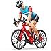 Bruder Figurine vélo et Cycliste Mixte Enfant, Multicouleur, Petit