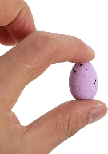Miniatura 3 de Vaguelly Mini huevos de Pascua, 100 huevos moteados, huevos de espuma surtidos, huevos pequeños artificiales coloridos para Pascua, fiestas de