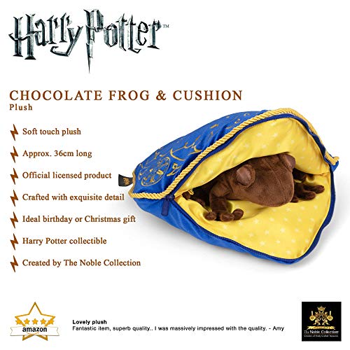 The Noble Collection Schokoladenfrosch-Plüsch und Kissen
