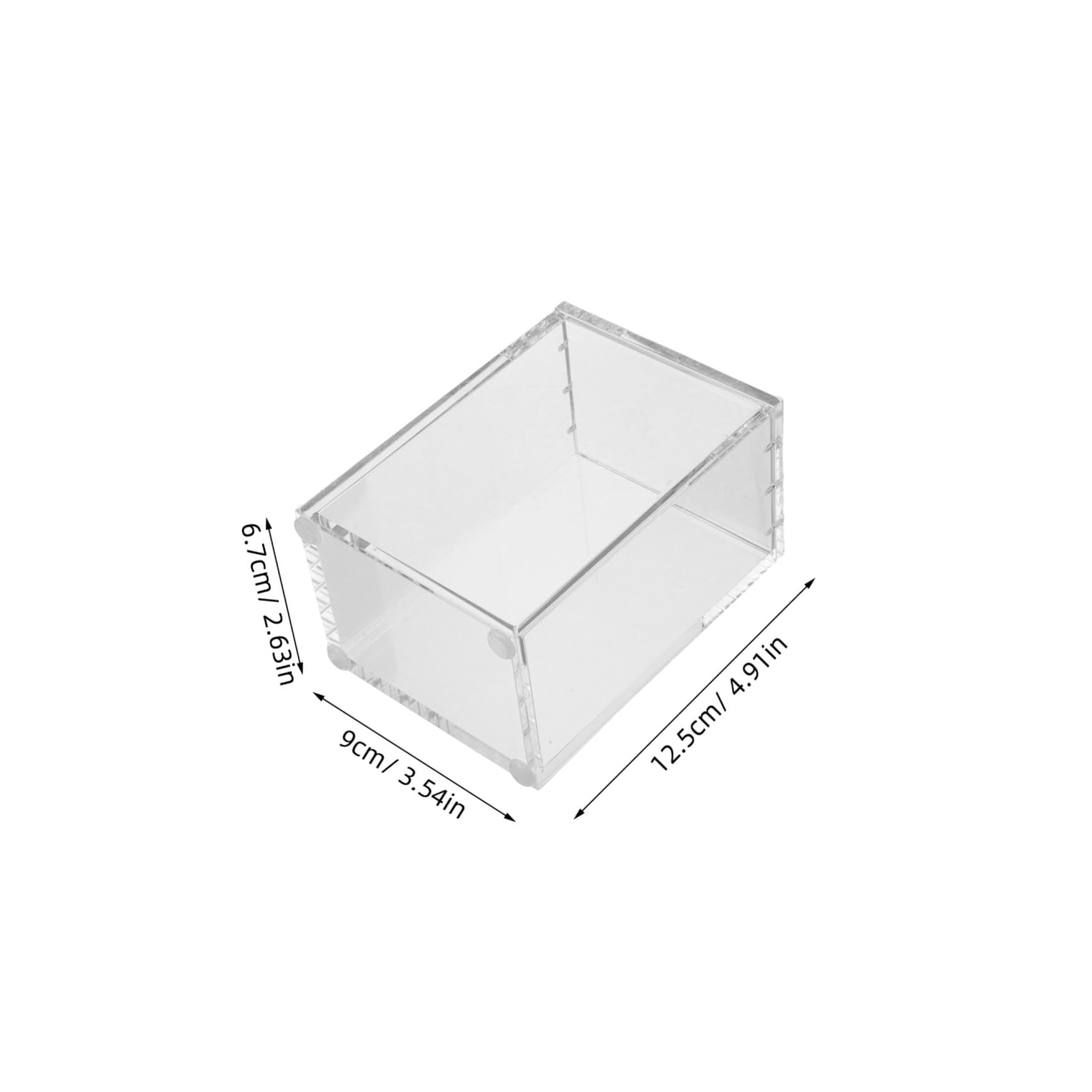 Contenitore per Carte da Gioco A4 Magnetico in Acrilico