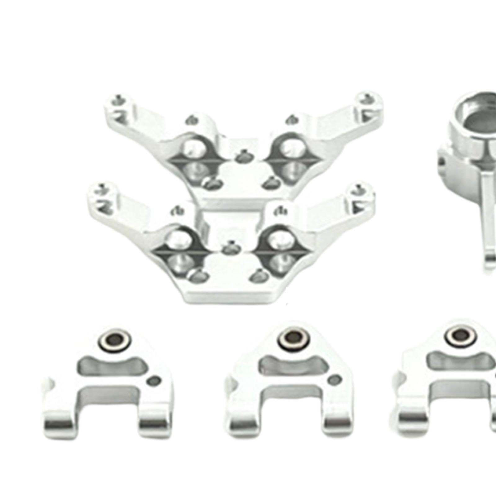 Accesorios para Coches RC, Piezas Metálicas: Torreta de Amortiguación, Copa de Dirección.