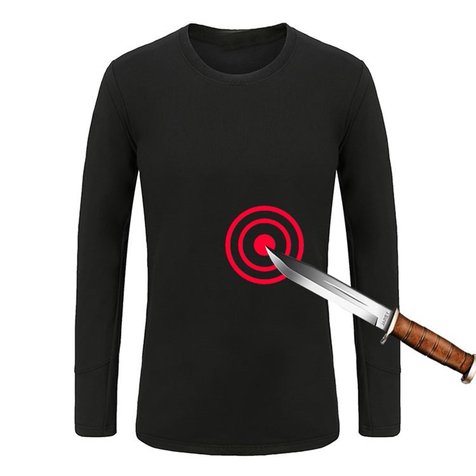 Schnittfestes Langarmshirt für Herren XXL | Schutzkleidung gegen Schnitte und Stiche, schnittfestes Sicherheitsshirt für Ihre persönliche Sicherheit