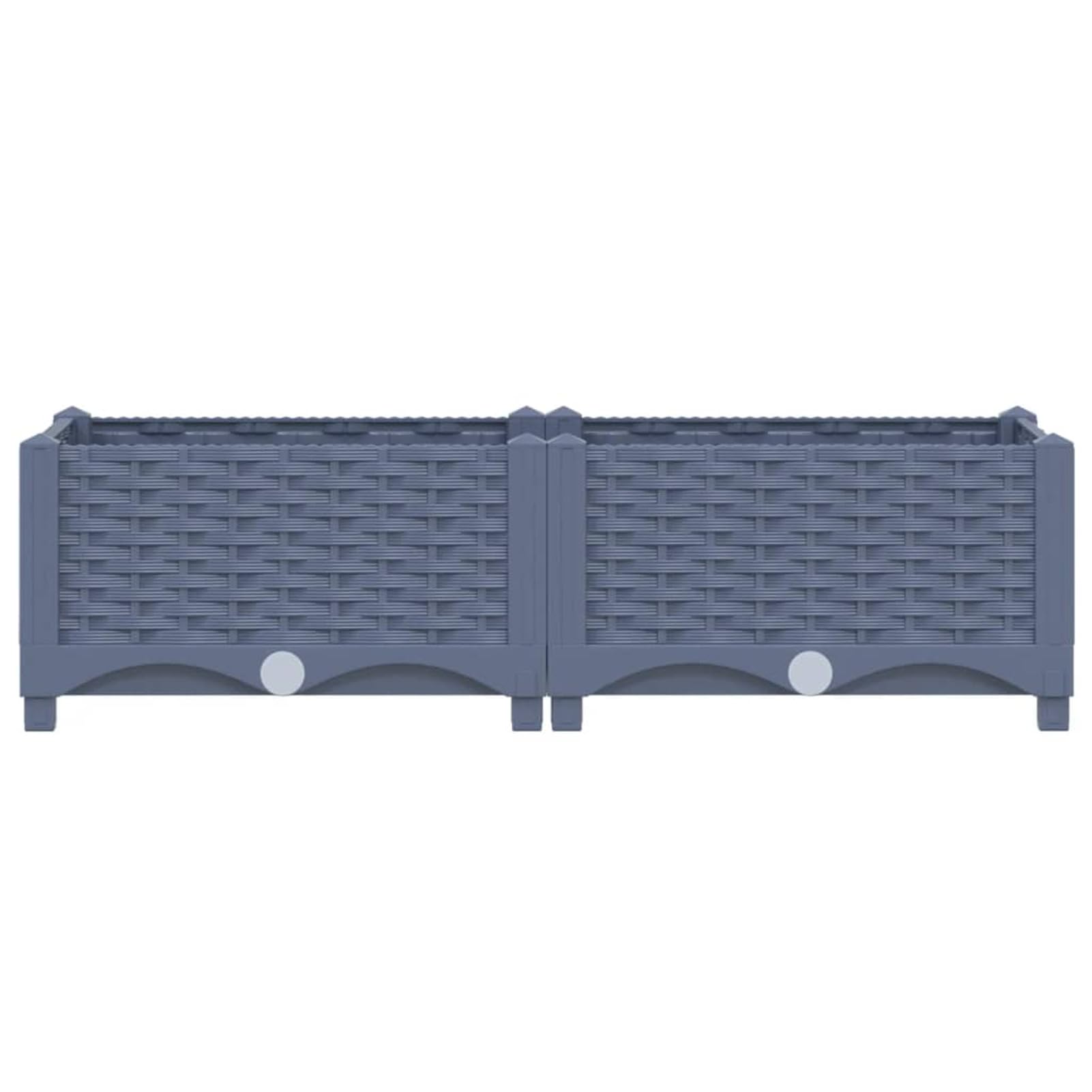 Arriate, Mesa De Cultivo, Huerto Domestico, Cultivo De Plantas Aromaticas, Arriate De Jardín,Arriate Huerto, 80x40x23 cm Polipropileno