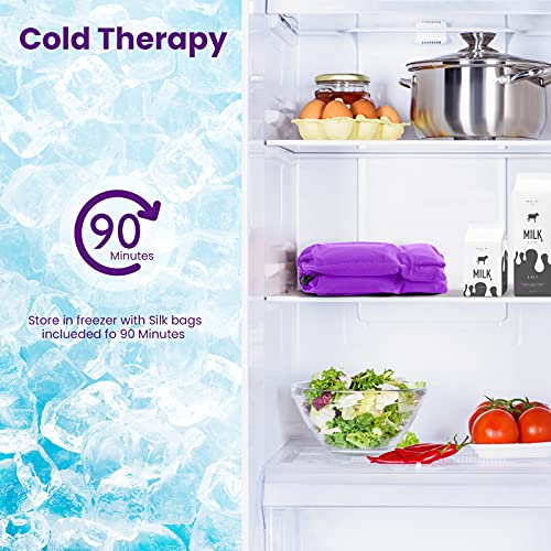 Gel Ice Headache & Migraine Relief Hat - Wearable Flexible Headband Ice Pack For Migraine & Headache Relief, Long-Lasting Cooling, No Confusion, Ice Therapy, Tension Relief (Purple) #TOP4