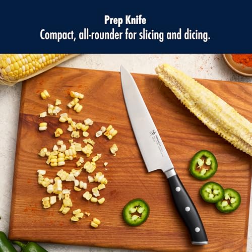 Image of HENCKELS x EMERIL Lagasse The Nola Collection Razor-Sharp German 5.5-inch Prep Knife, Made in Company-Owned German Factory with Special Formula Steel perfected for almost 300 Years, Dishwasher Safe