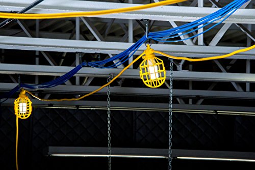 Bergen Industries Inc Gl100143Mpc 10-Light Temporary Light Stringer, 100 Ft, 14 Awg , Yellow #TOP5