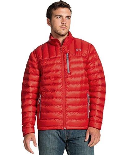 Under Armour Men's UA ColdGear Infrared Turing Jacket, Risk Red Steel, LG