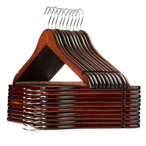 20 Wooden Suit Hangers - Clothes Coats Jackets Dress Pants Shirts Skirts-Pink Hangers-Hangers Blue-Blue Hangers-Hangers Pink- Fabric Hangers-Nonslip Hangers-Velvet Hanger-Thin Non Slip Hangers