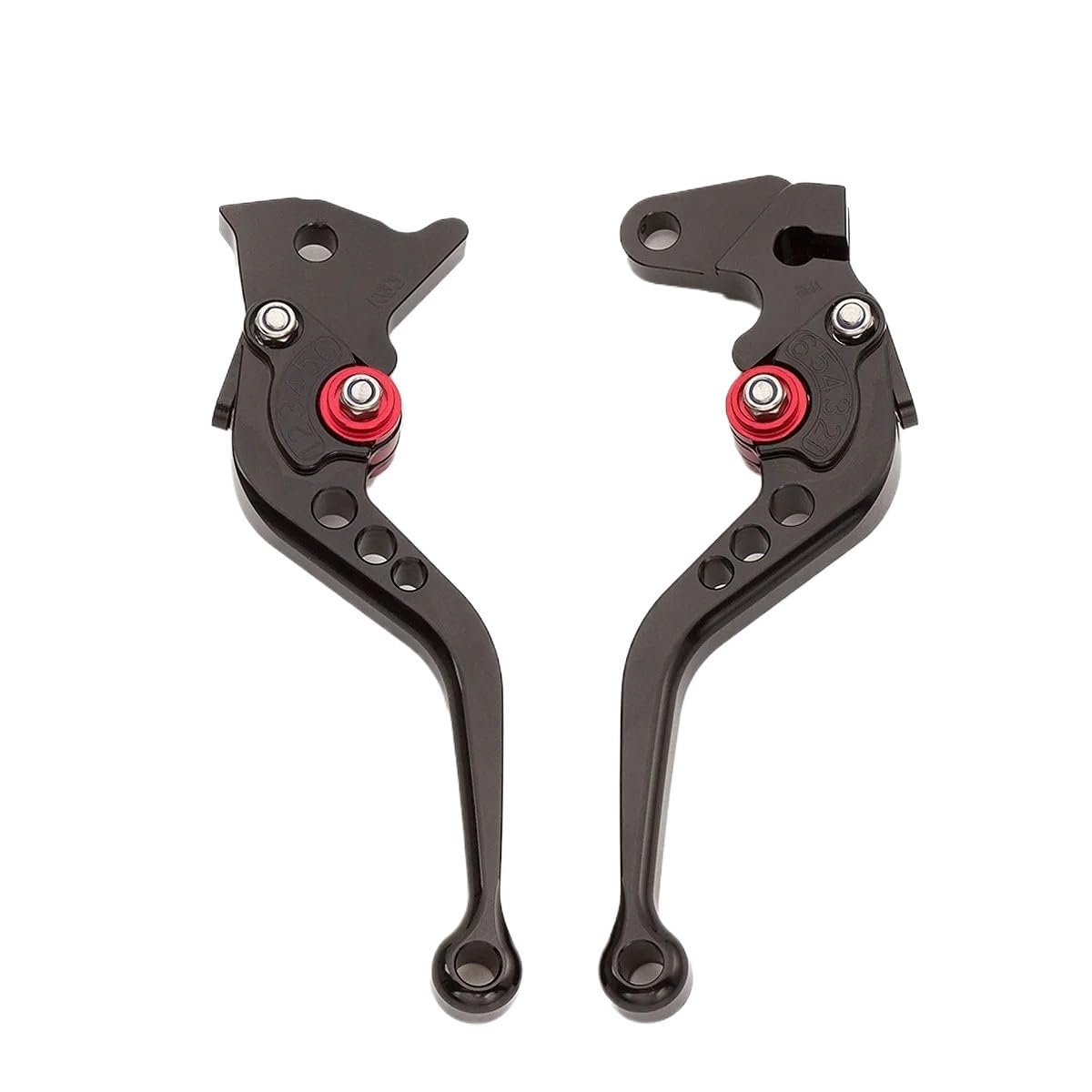 Ltczgrci Black1 Motorbike Brake Levers Short Long Brake Clutch Lever For Dt125 Dt200 Tw200 Xt250 Xt350 Xt600 Xt660 Tt600 Ttr250 Motorcycle Adjustable Levers