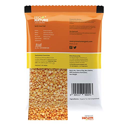 Image of Pro Nature Tur Dal, 500 Gram