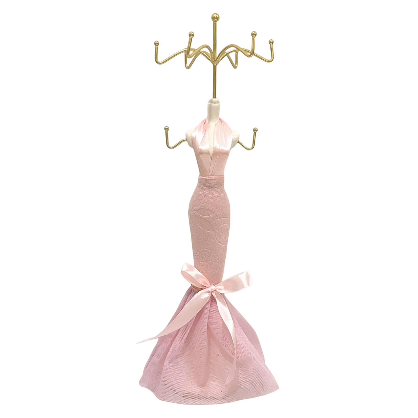 Kalttoy Jewelry Holder with Reinforced Metal Structure for Necklace Earring Display in Boutique Event Jewelry Display Stand