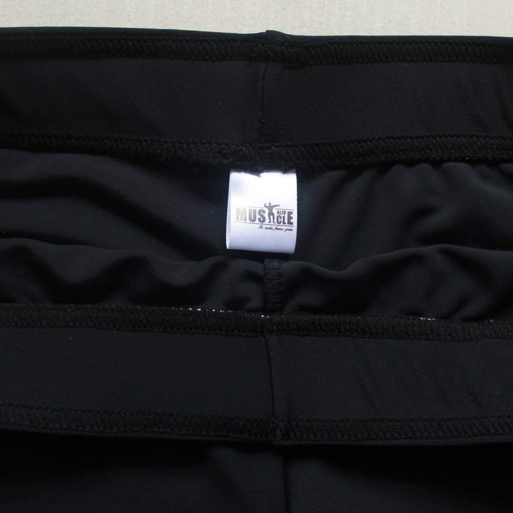Muscle Alive Uomo Palestra Chiuso 4 Inseam Bodybuilding Pantaloncini Poliestere e Lycra