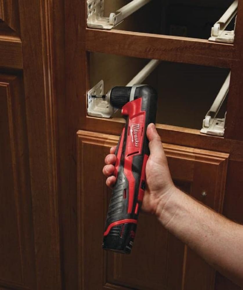 Image secondaire de Perceuse d'angle Milwaukee C12 RAD-202B avec 2 batteries et chargeur