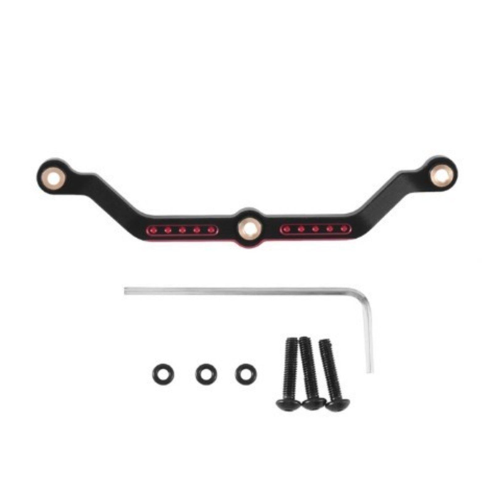 Miniature Crawler Vehicle Steering Tie Rod Metal Construction 1/18 Scale Crawler Steering Rod CNC Machined High Clearance Link Assembly Aluminum Alloy B-image-23
