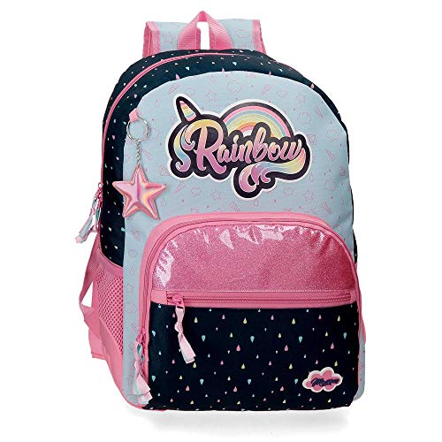 MOVOM Mochila Escolar Adaptable Rainbow  Color Multicolor