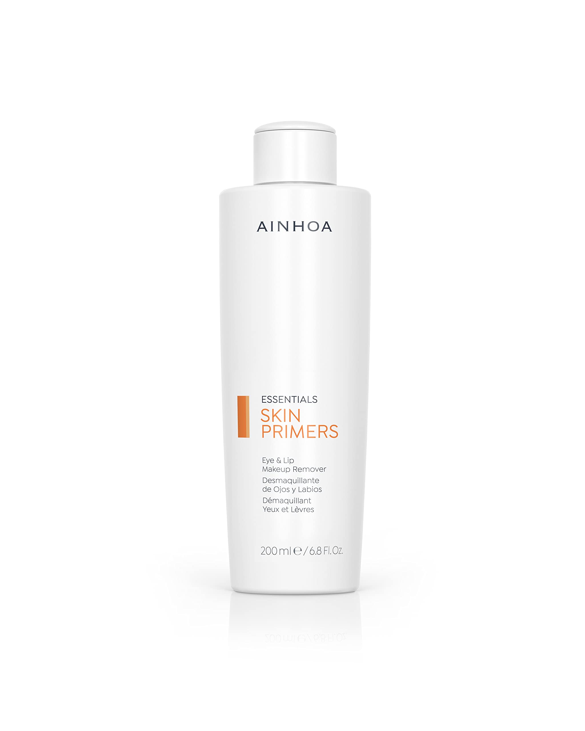 AINHOA Desmaquillante de ojos y labios 200 ml. Origen natural con extracto de manzanilla. Todo tipo de pieles.