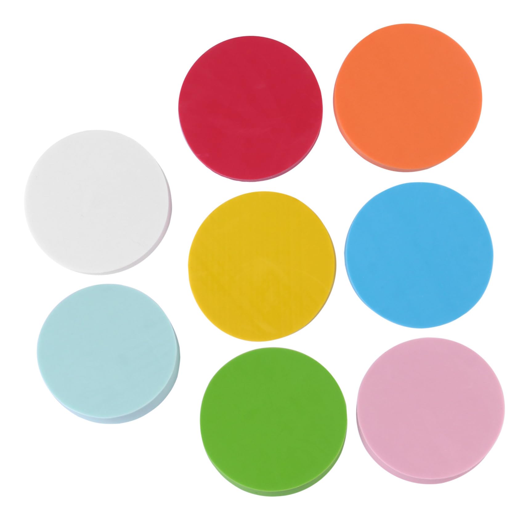 ARTIBETTER Professional Round Rubber Carving Blocks Stamps Gentle Material for DIY Crafts Random Color