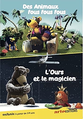 Crazy Crazy Animals + The Bear and the Magician ( Le bébé d'oiseau / Des trous dans la maison / Le voleur / La tête à l'envers / Le studio de cinéma / Au [ NON-USA FORMAT, PAL, Reg.2 Import - Fra