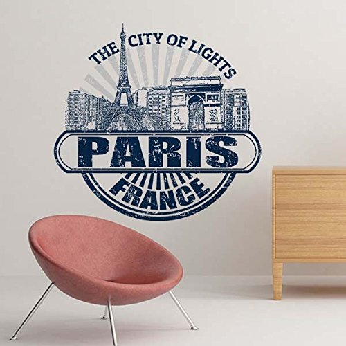 Sticker Paris France paysage national au motif illustré