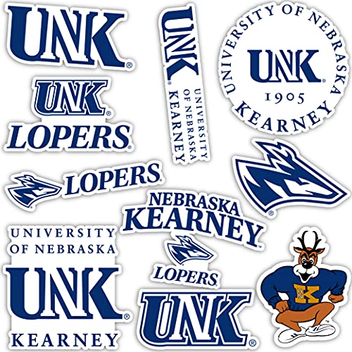 Autocollant vinyle Nebraska Kearney NCAA bouteille eau voiture et laptop