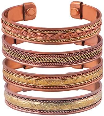 Tibetan Copper Bracelets India Pattern Women's Men's Spiritual Yoga Jewelry Copper bracelet copper bracelet for men copper bracelets for women cobre bracelet cobre pulsera mujer