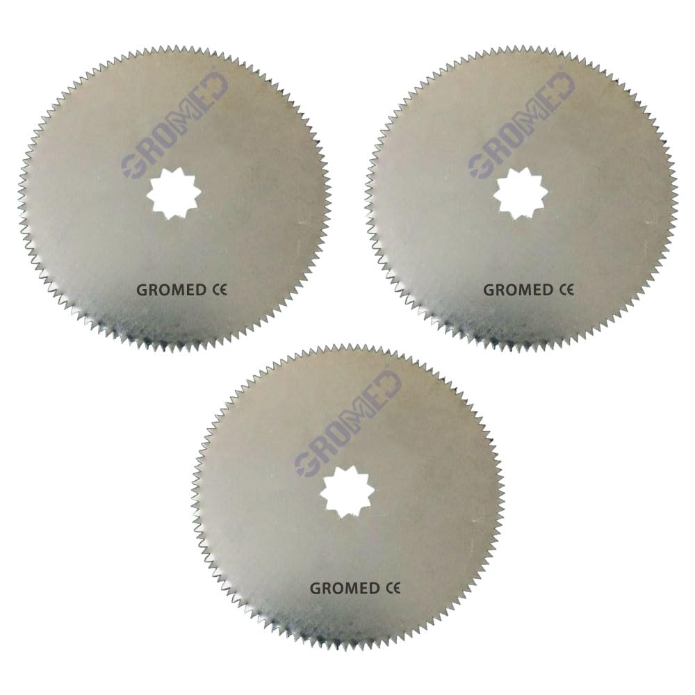 Gromed Ortho Electric Plaster Saw Cutter Machine Spare Star Shape Blades - Large Size Blade, Size: 60mm Dia (Pack of 3) (B0CKST83P6) Amazon Price History, Amazon Price Tracker