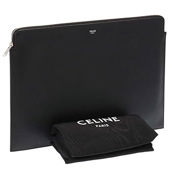 CELINE クラッチバッグ アイボリー/ブラック Amazon.co.jp: [セリーヌ] クラッチバッグ ポーチ メンズ