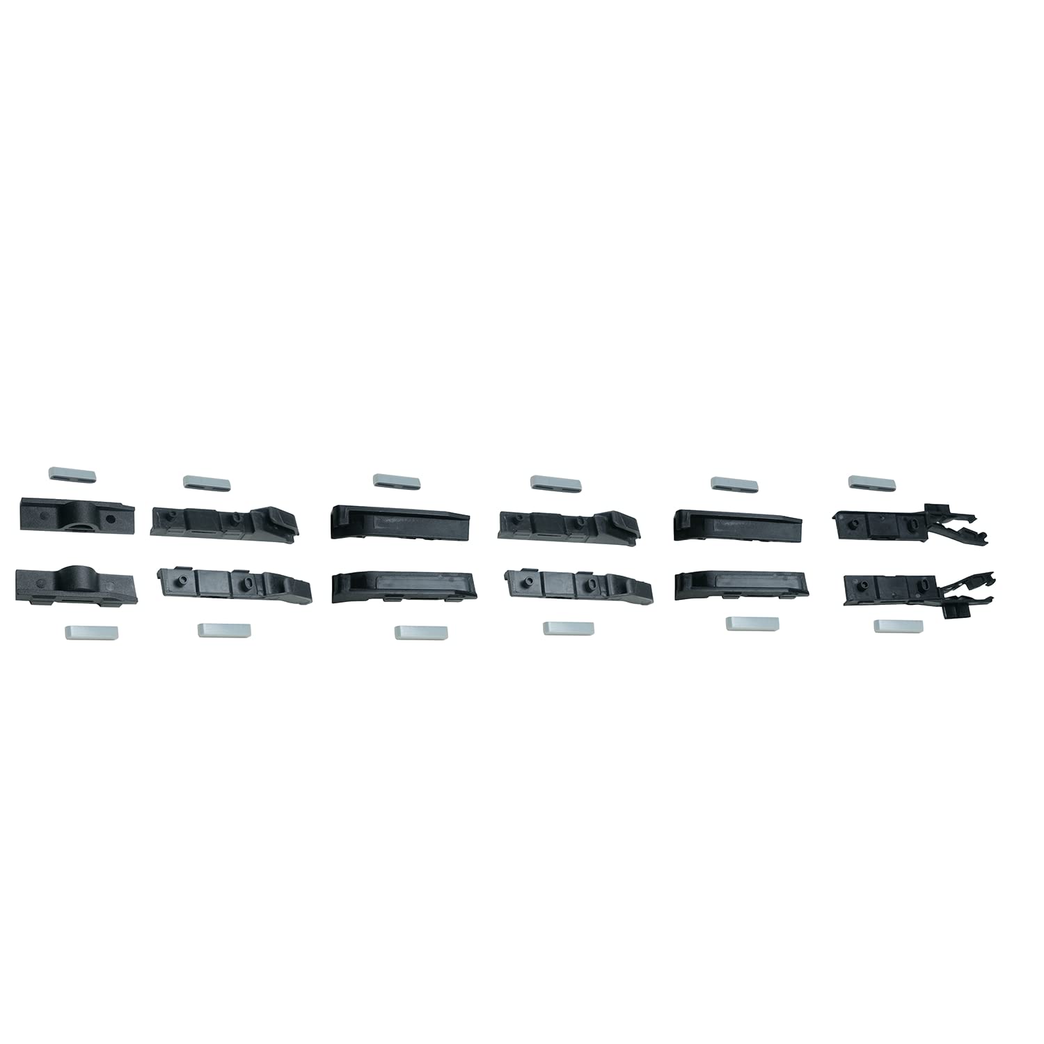 Kit de reparación de Cortina de Techo corredizo para Nissan Qashqai, Juego de 24