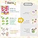 GirlsHome 300+PCS Fabric Flower Bouquets Toys, DIY Flower Making Kit for Kids, Arts and Crafts for Kids, Reusable Educational Preschool Toy, Valentines Day Gift Birthday Gifts for 4 5 6 7 8+ Year Old
