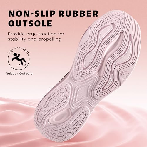 Image of Wondamo Women's Walking Shoes Slip On (Runs Large: Order Size Down) Comfortable Rebound Running Tennis Shoes Lightweight Breathable Non Slip Supportive Casual Athletic Fashion Sneakers