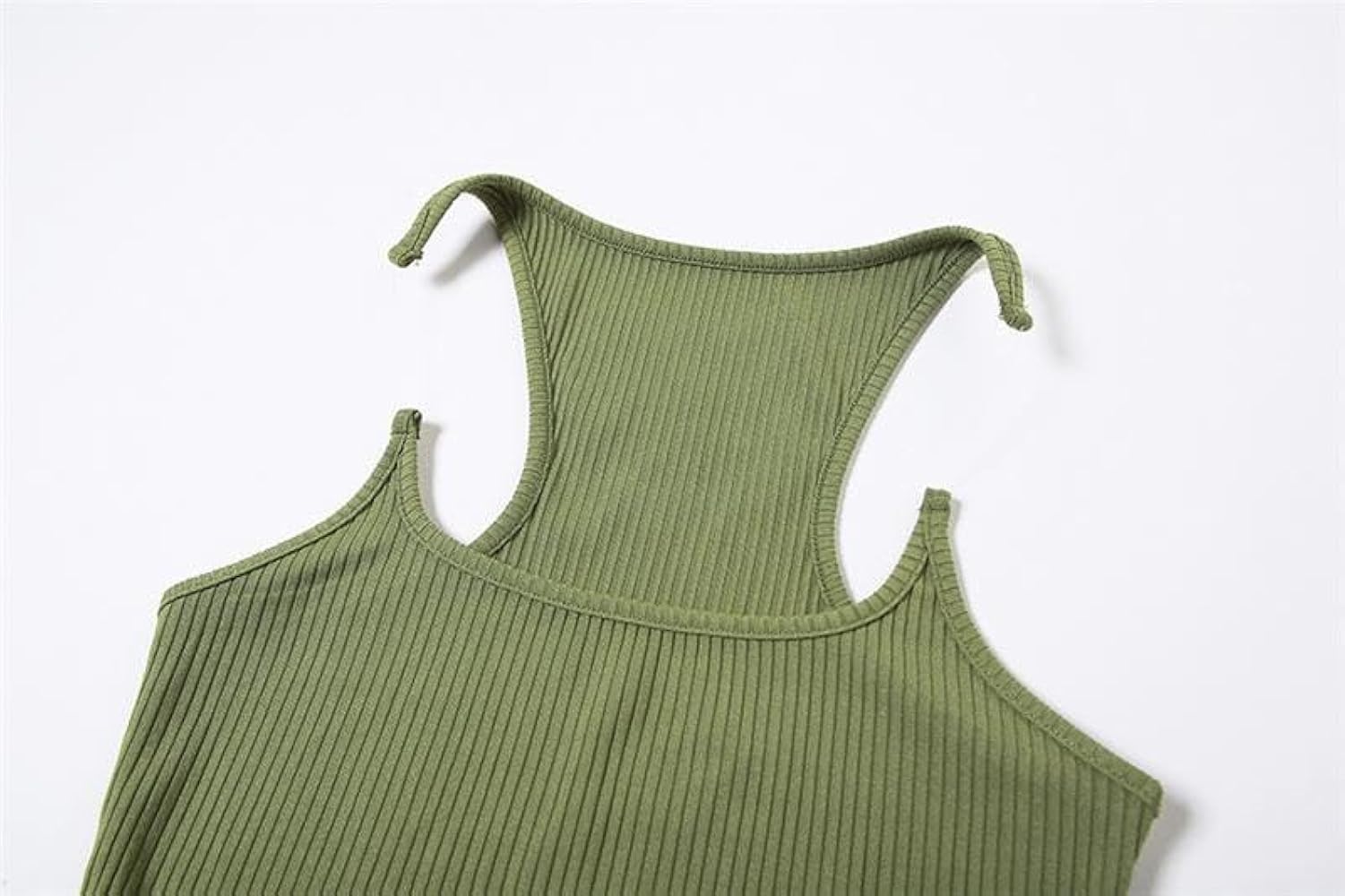 IDEWO Invisible Strap Tank Tops Y2k Aesthetic Sexy Tank Tops for