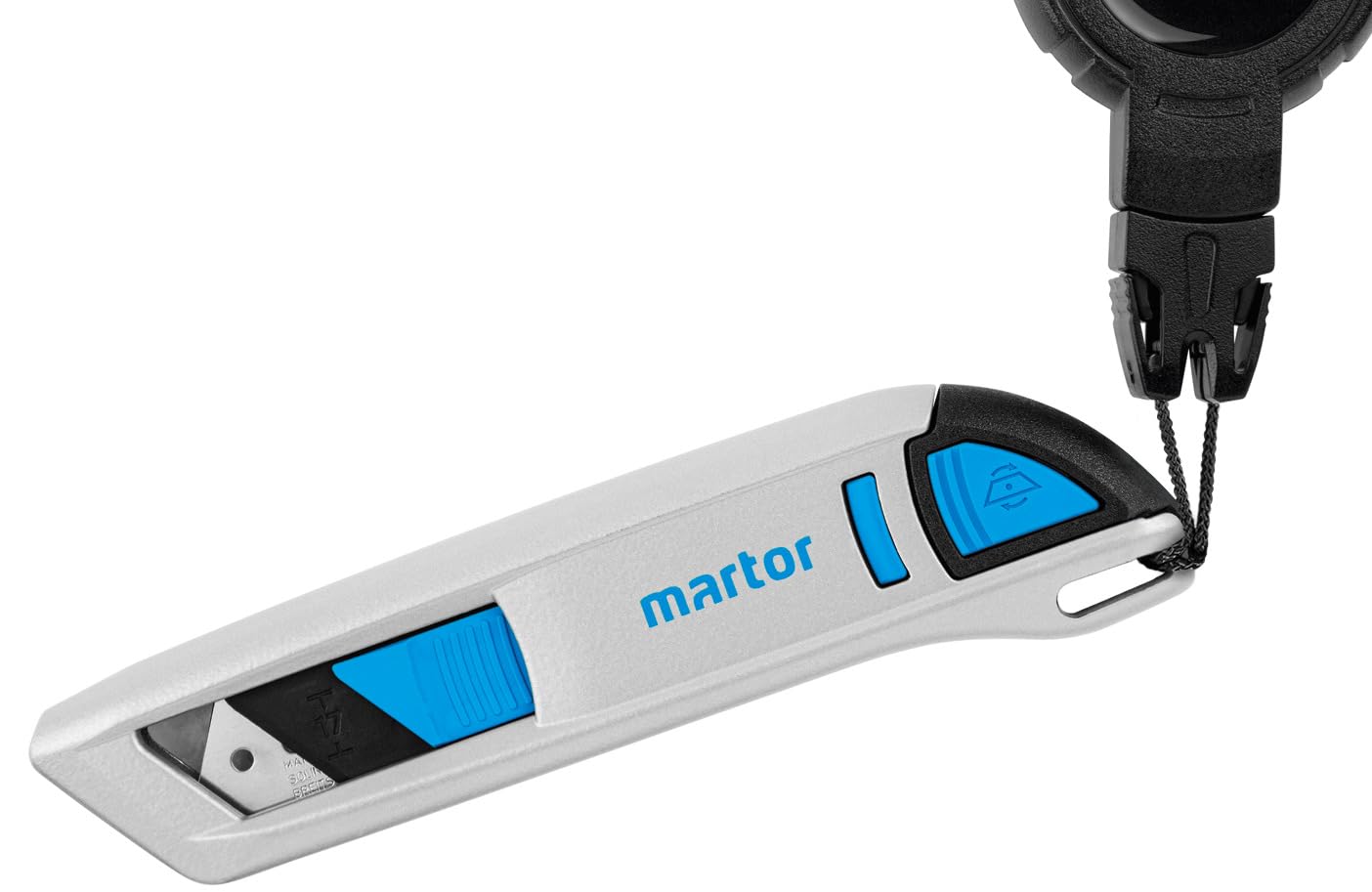 MARTOR Tool Retractor 9960 - Cordon robuste en Kevlar 90 cm - Système Quick Connect - Maintien sûr des outils de coupe - Accessoires pour couteaux de sécurité