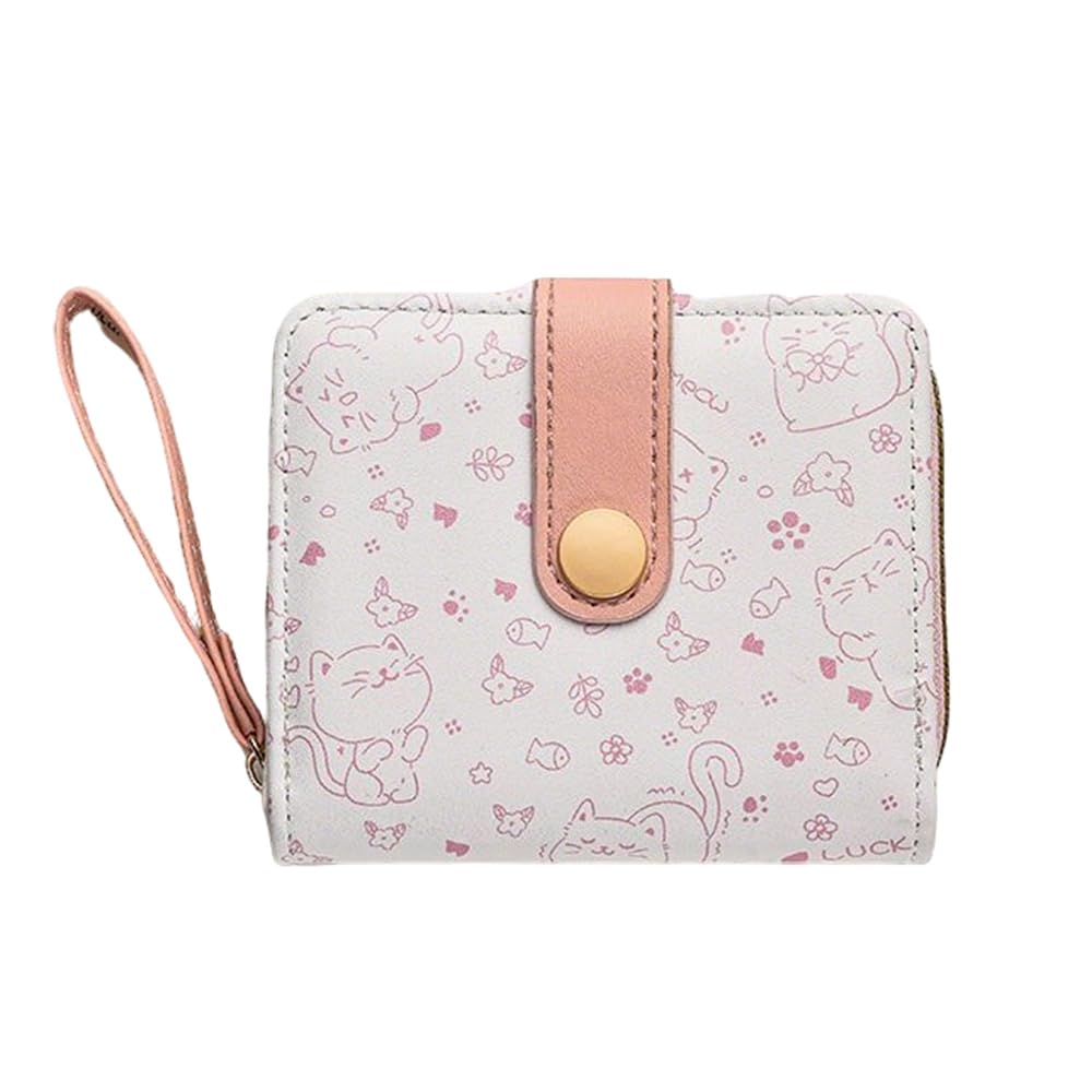 Cartera de Piel Kawaii para Mujer