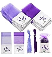 Scented Sachets Lavender Bags,RoadLoo Pack of 40 Sachet Empty Bags Purple Lavender Buds Gift Bags...