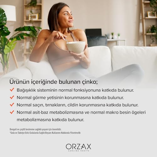 Immunol Orzax Ocean Picozinc Takviye Edici Gıda 30 Kapsül