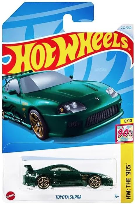 Amazon.com: Hot Wheels Toyota Supra (Verde), HW: El 90S 8/10 : Juguetes ...