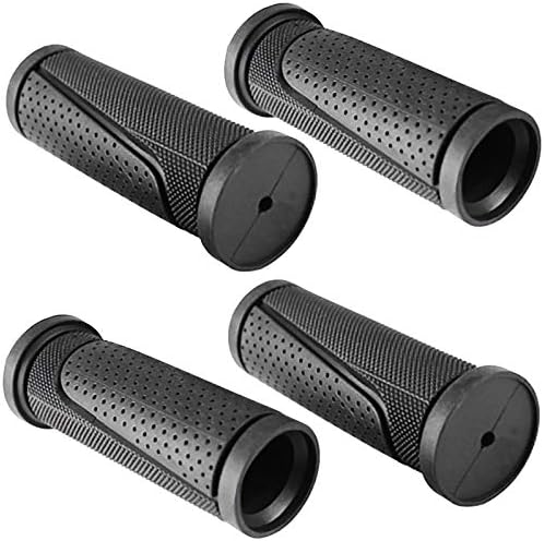 Lomodo 2 Pair Rubber Bicycle Handle Grips Short Mini Bicycle Handlebar Grips for Boys Bike,Girls Bike (3.54inch x 0.84 inch)