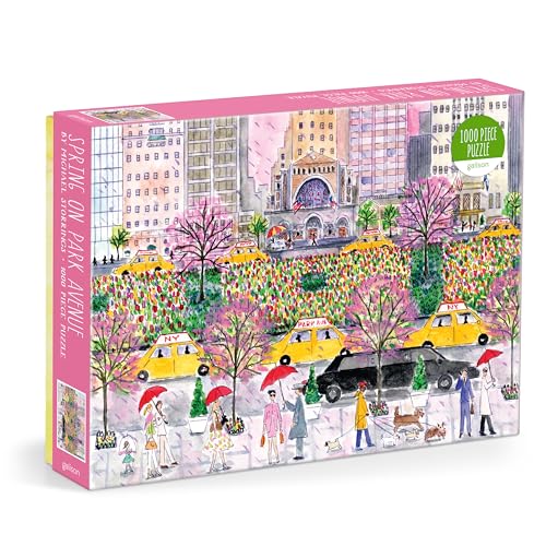 Galison Mudpuppy Michael Storrings Spring on Park Avenue 1000 Piece Puzzle (Puzzles)