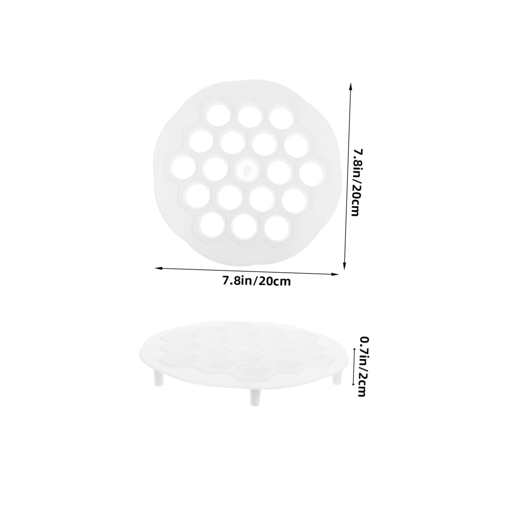 Cabilock Dumpling Maker Ravioli Maker Household Dumpling Mold Reusable Kitchen Supply Multi-hole Mold