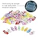 500 Pcs Multipurpose Quilting Clips Premium Sewing Clips for Fabric and Quilting, Plastic Clips for Crafts, Quilt Clips Sewing Notions Sewing Products for Sewing Supplies Crafting Tools