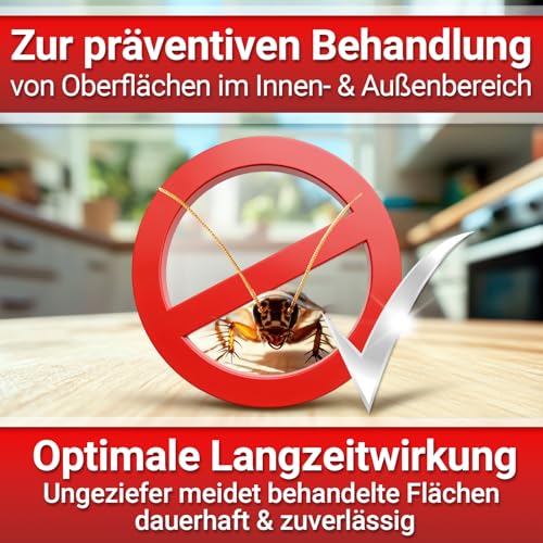 HEIMWERT Insektenspray Akut gegen Ungeziefer – Sofortige Wirkung mit Langzeitschutz gegen Ameisen, Mücken, Fliegen, Silberfische, Spinnen uvam - Spray Mittel für Wohnung + Garten 600 ml (600ml)