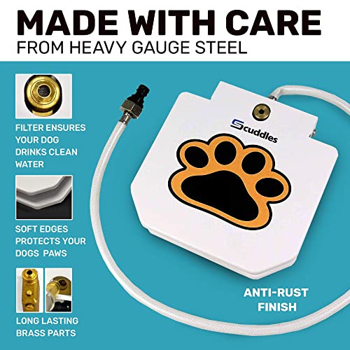 Dog Fountain Water Fountain For Dogs Dog Sprinkler Dog Toys for Large Or Small Dog Bowl Alternative Pet Water Fountain… - Image 5