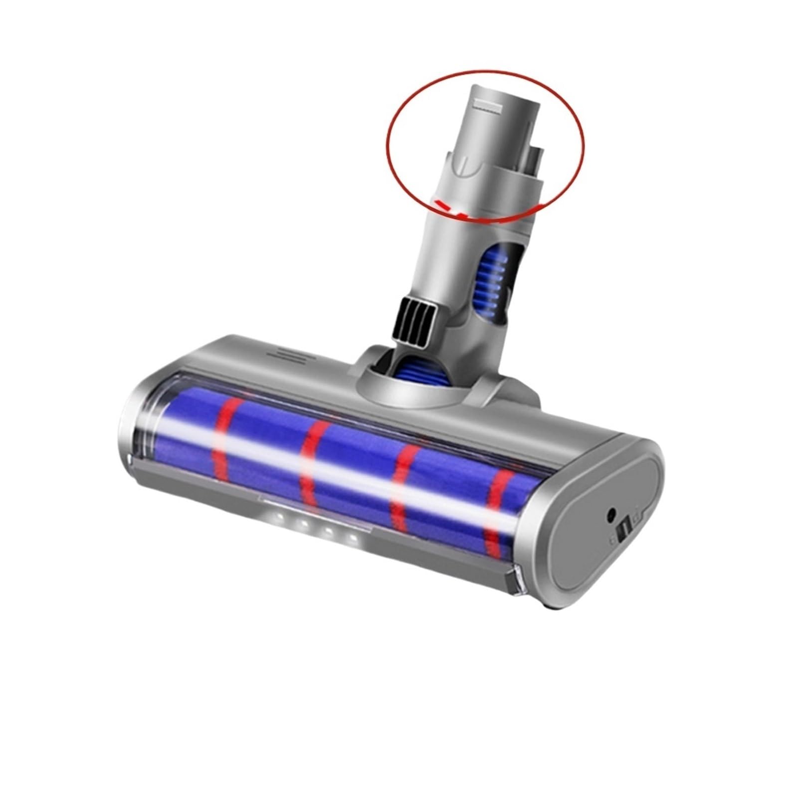 Cabezal De Cepillo Principal for Aspiradora, Compatible Con Dyson, V6 DC58 DC59 DC61 DC62, Accesorios for Cepillo De Suelo Con Cabezal De Rodillo Barredor Suave